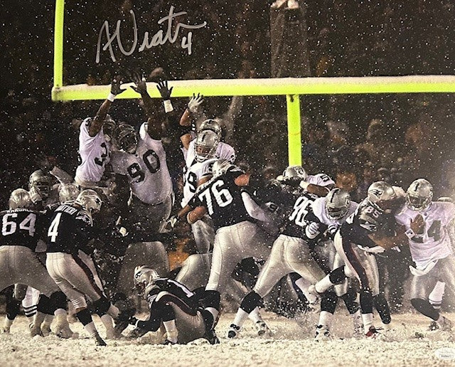 Adam Vinatieri Snow Kick Photo