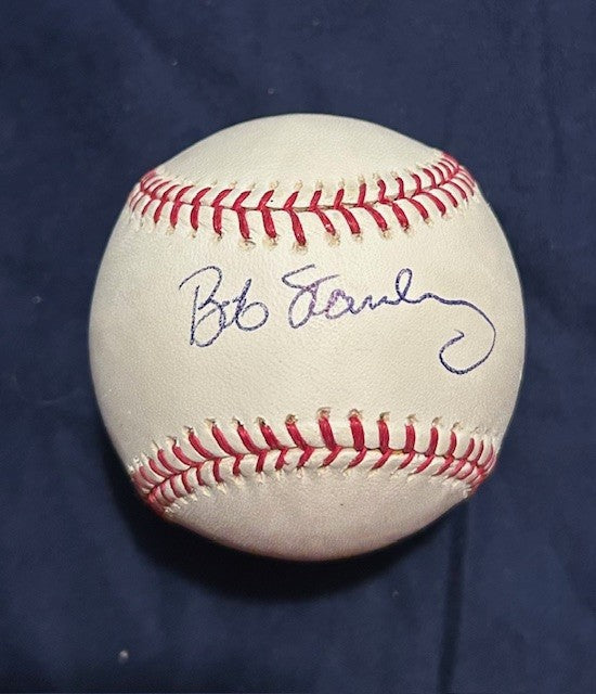 Bob Stanley signed major league baseball