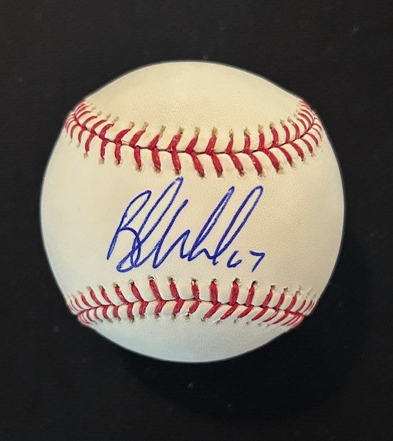 Brandon Workman signed baseball