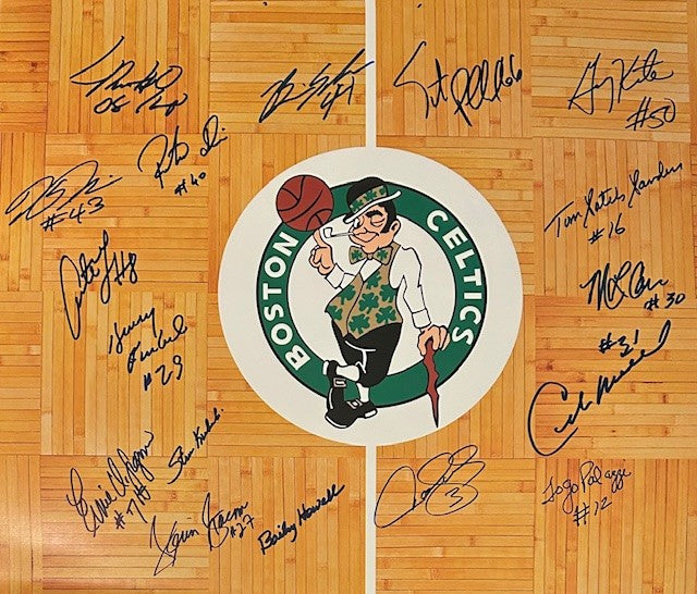 celtics alumni signed 16x20