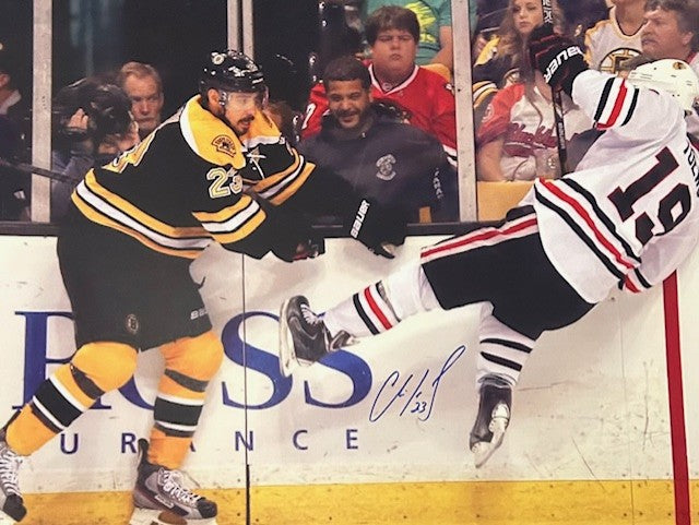 Chris Kelly signed Bruins Hit Photo