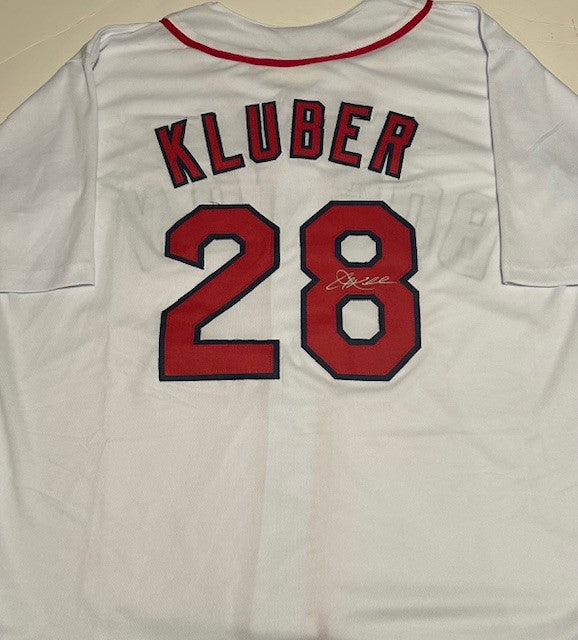 Corey Kluber signed Red Sox Jersey