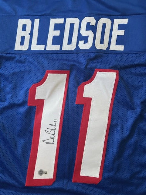 drew bledsoe signed jersey