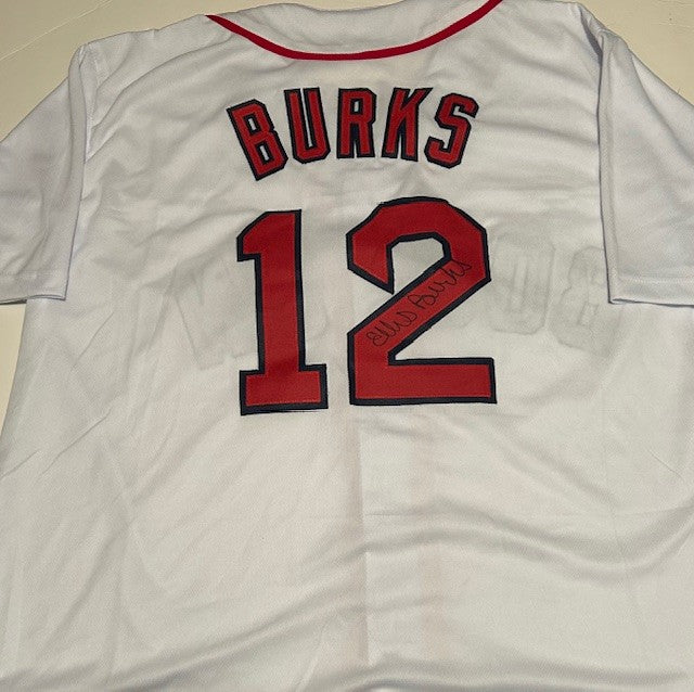 Ellis Burks signed Red Sox Jersey