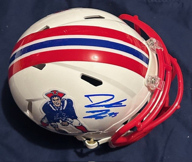 Hunter Henry signed Patriots Throwback mini