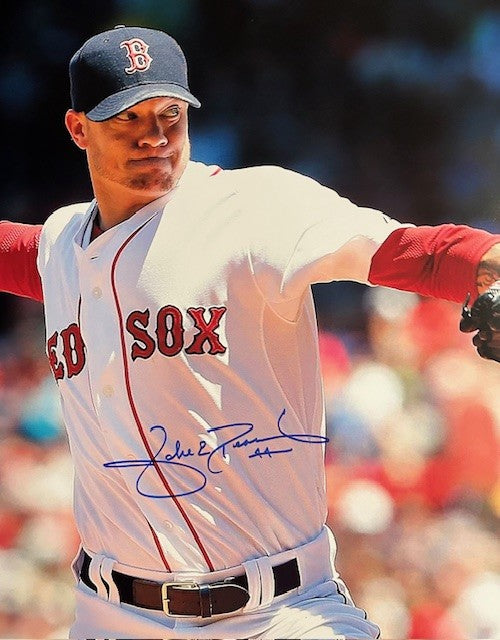 Jake Peavy signed Red Sox photo
