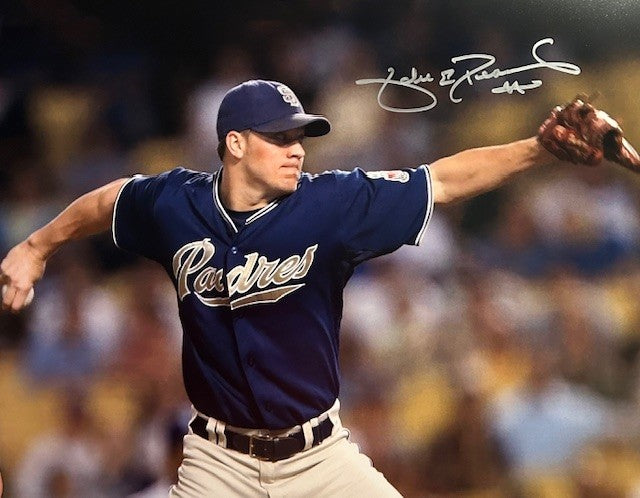 Jake Peavy signed Padres photo