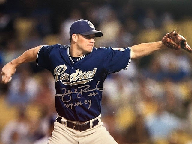 Jake Peavy signed Padres Photo Cy Young