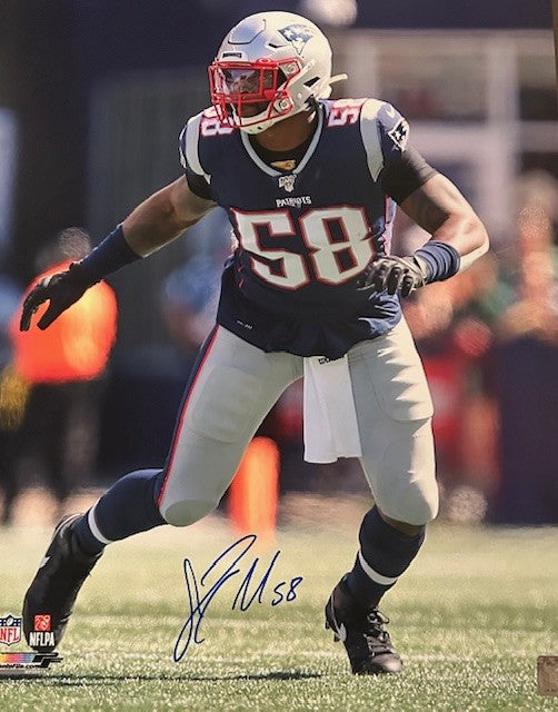 Jamie Collins signed Patriots photo
