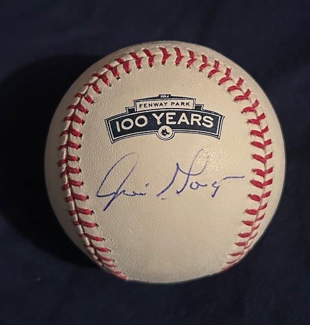 Jim Gosger signed 100 year baseball