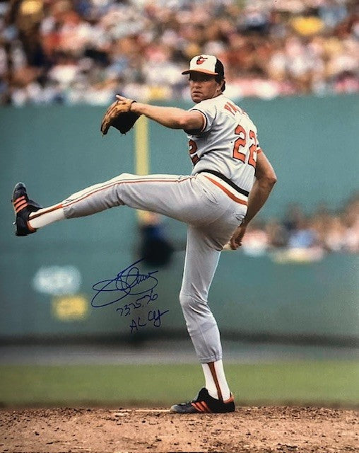 Jim Palmer signed 16x20 photo Cy Young