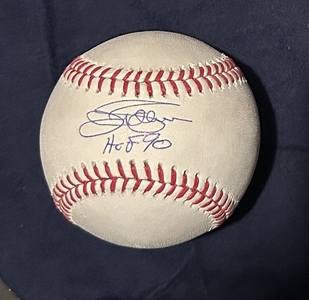Jim Palmer signed baseball HOF