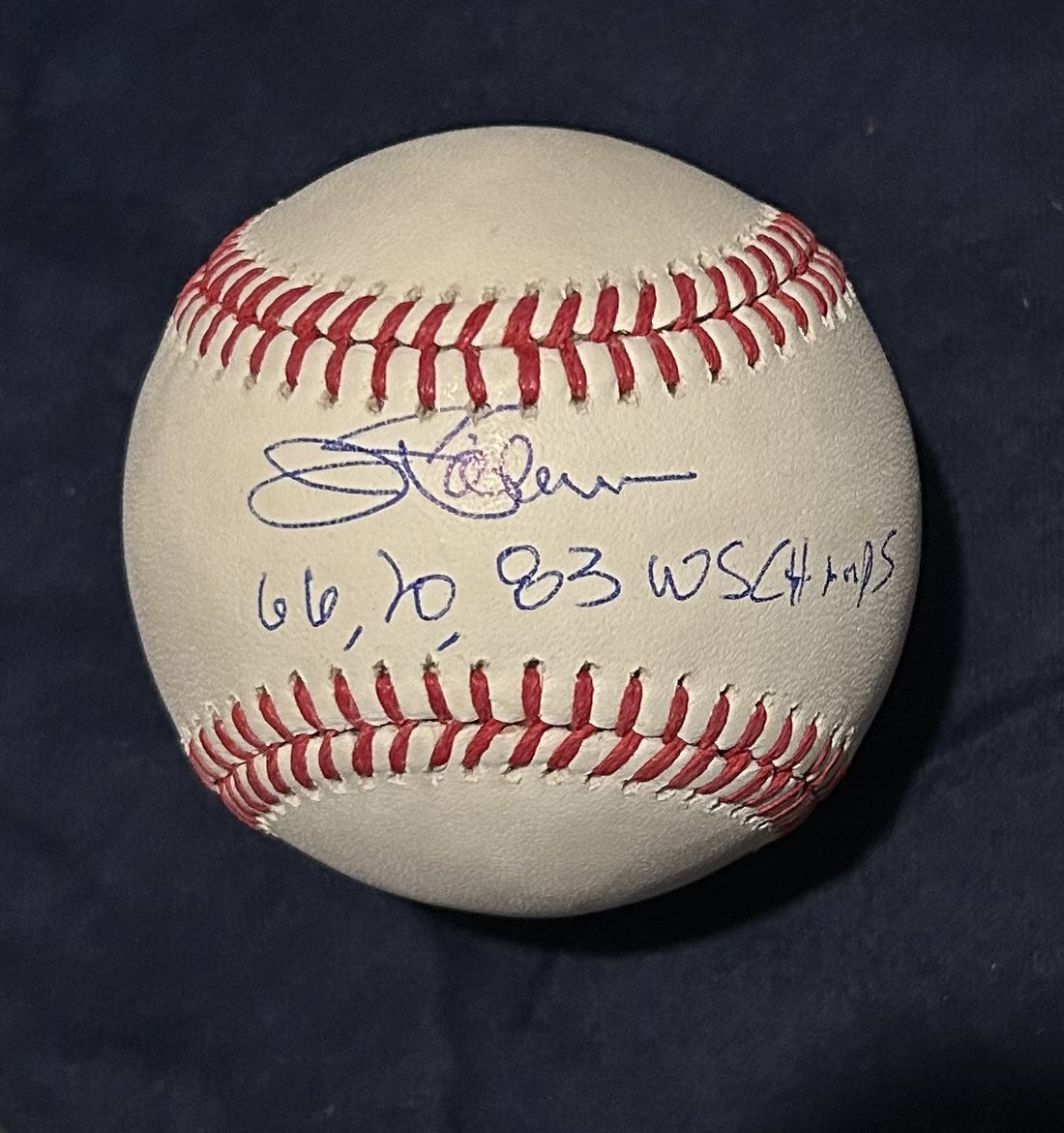 Jim Palmer WS Champ Baseball