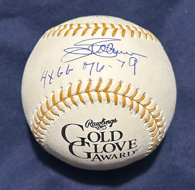 Jim Palmer gold glove baseball