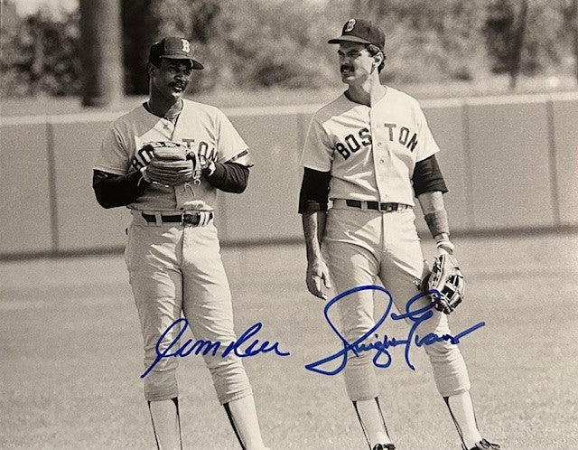 Jim Rice and Dwight Evans Autographed 8x10 photo