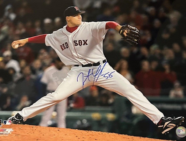 Jonathan Papelbon signed red sox photo
