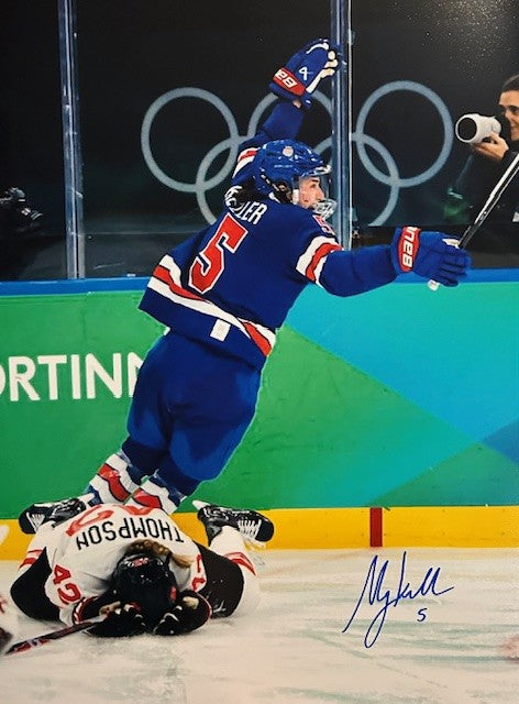 Megan Keller 16x20 photo USA Gold