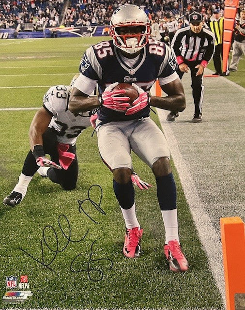 Kenbrell Thompkins signed Photo Patriots Touchdown