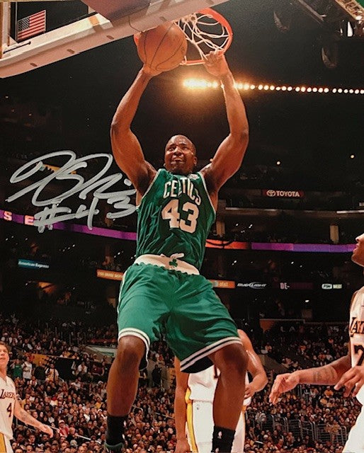 Kendrick Perkins signed Dunk Celtics 8x10