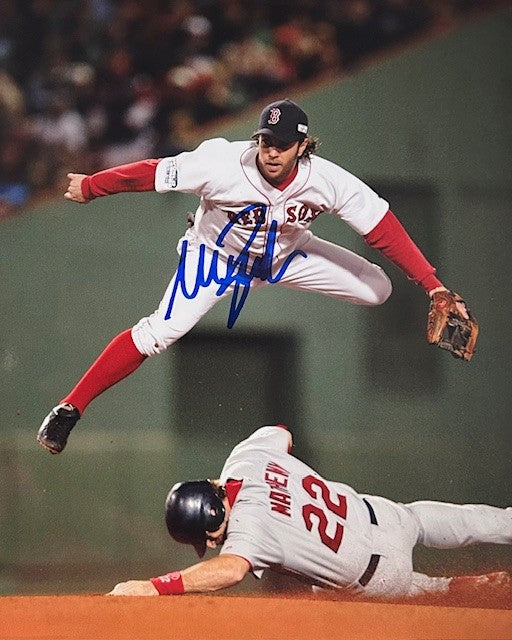 Mark Bellhorn signed Red Sox World series photo