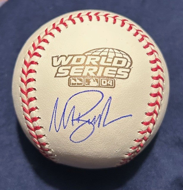 Mark Bellhorn signed World Series baseball