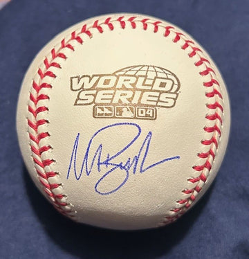 Mark Bellhorn signed World Series baseball