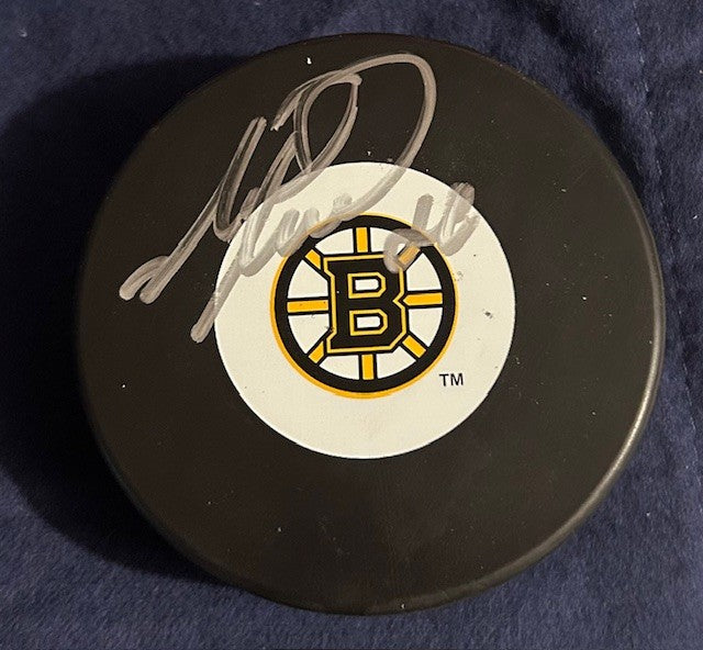 Mark Recchi Signed Bruins Puck