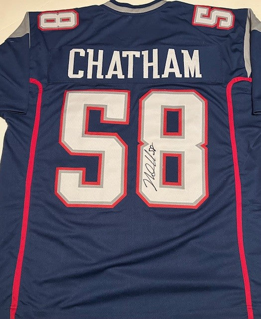 Matt Chatham signed Patriots jersey