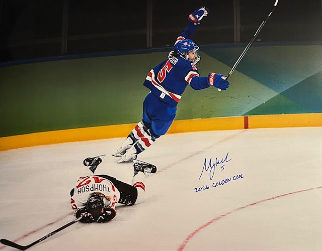 Megan Keller signed Olympic goal 16x20
