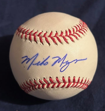 Mike Myers signed baseball