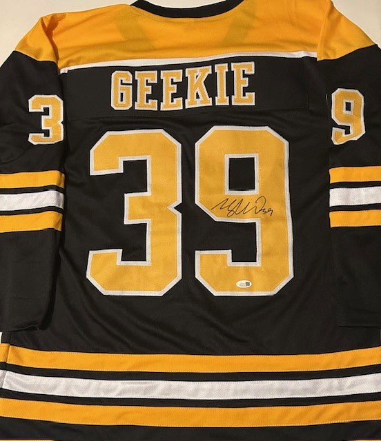 Morgan Geekie Signed Bruins Jersey