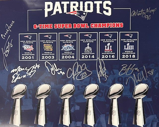 Pats 6x Champs Trophy 16x20