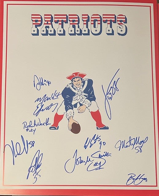 Patriots Alumni signed 16x20