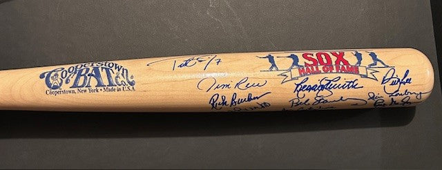 red sox hall of fame bat