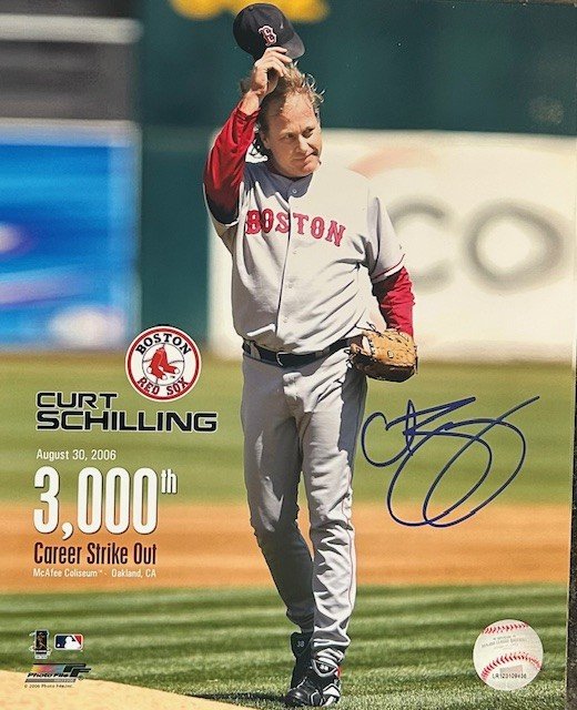 Curt Schilling Autographed 8x10 Photo - 01