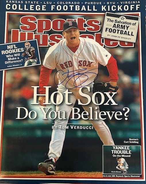 Curt Schilling Autographed 16x20 Photo - 08