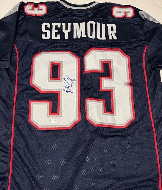 Richard Seymour Autographed Jersey - 02