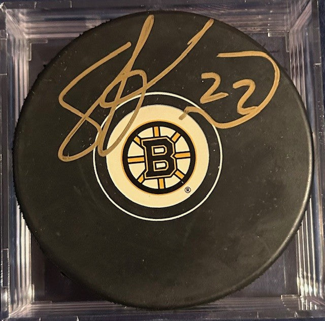 Shawn Thornton Signed Bruins Puck