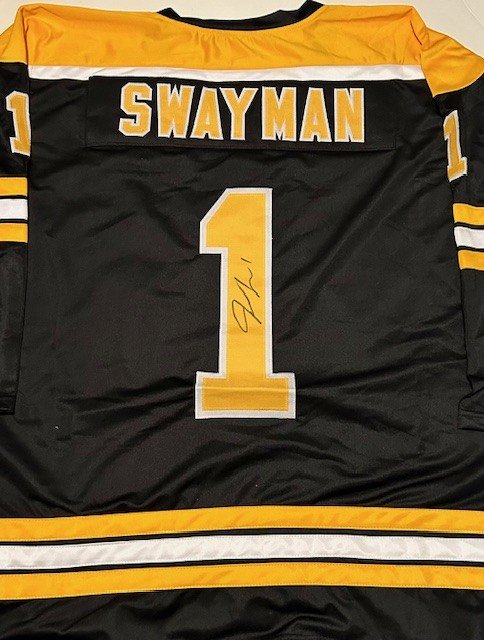 Jeremy Swayman Autographed Jersey -02