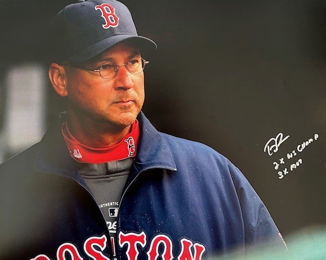 Terry Francona Autographed 16x20 with inscriptions