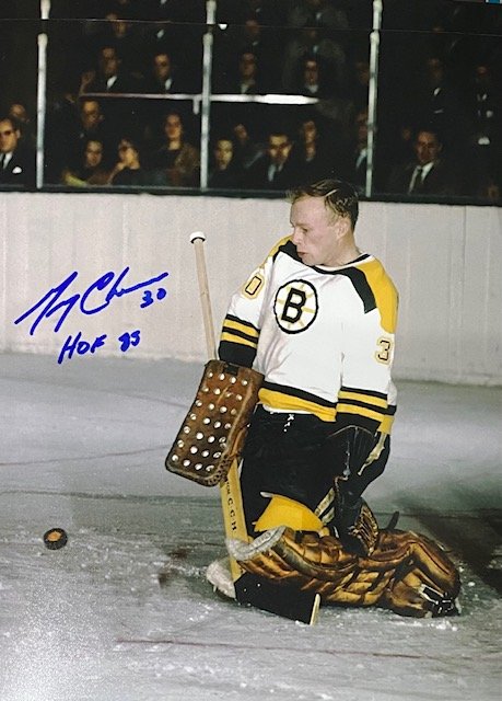 Gerry Cheevers Autographed 8x10 Photo