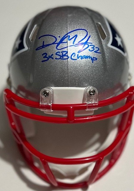 Devin McCourty Autographed Mini Helmet