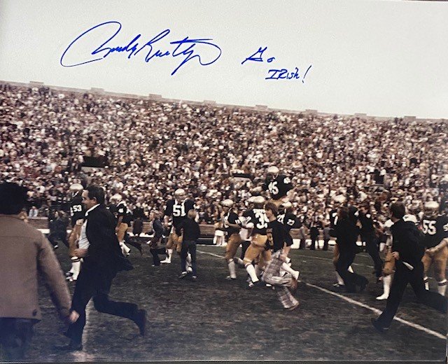 Rudy Ruettiger Autographed 16x20 Photo - 04