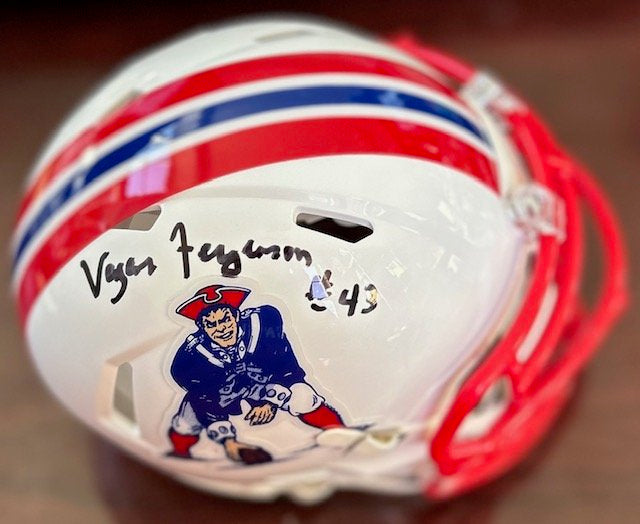 Vagas Ferguson Autographed Mini Helmet - 02