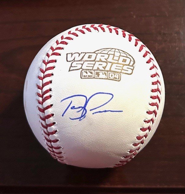 Terry Francona Autographed 2004 World Series Baseball - 01