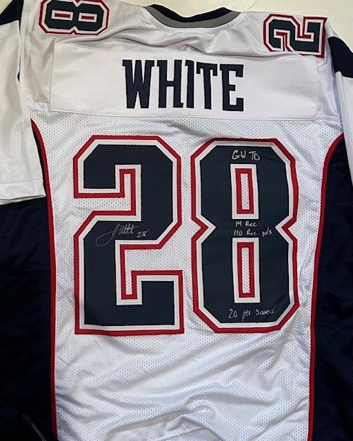 James White Autographed Jersey - 04