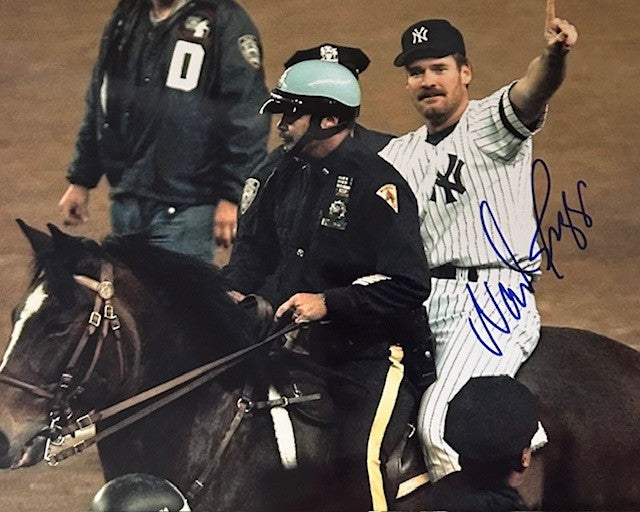 Wade Boggs Yankees signed photo
