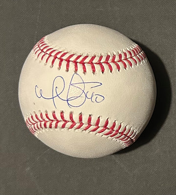 Willson Contrares Autographed Baseball